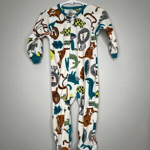 Gerber Baby & Toddler Neutral Microfleece Blanket Sleeper Pajamas 18M